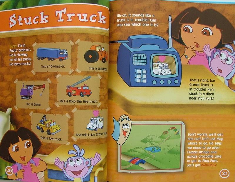 Dora The Explorer Stuck Truck Book